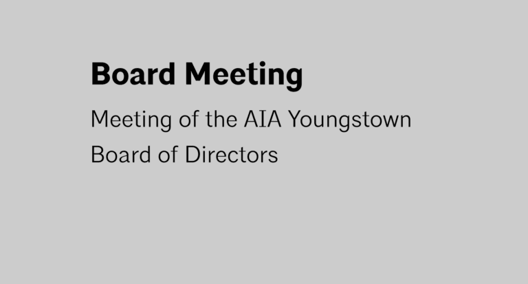 AIA Youngstown Board Meeting R8
